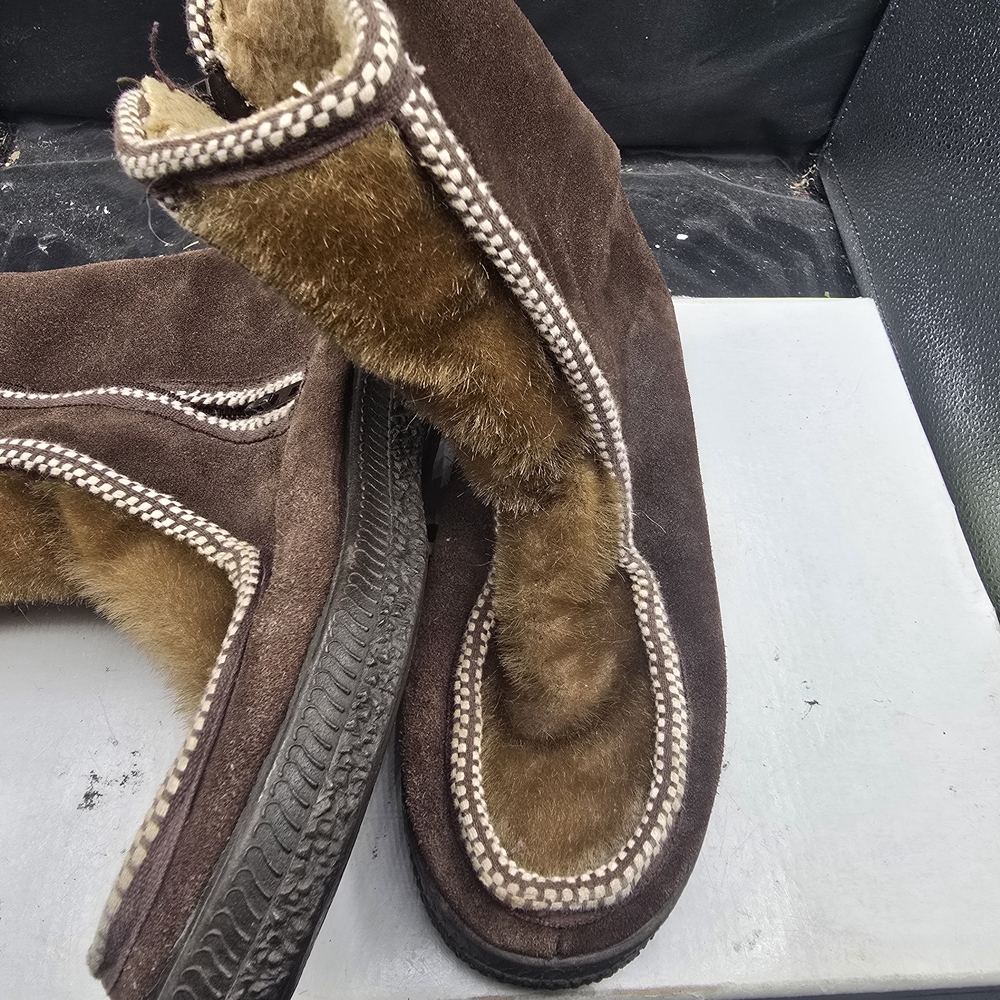 Cozy Brown Fur-Lined Women's Boots
